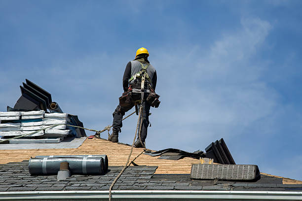 Professional Roofing technician working in Concord, NC